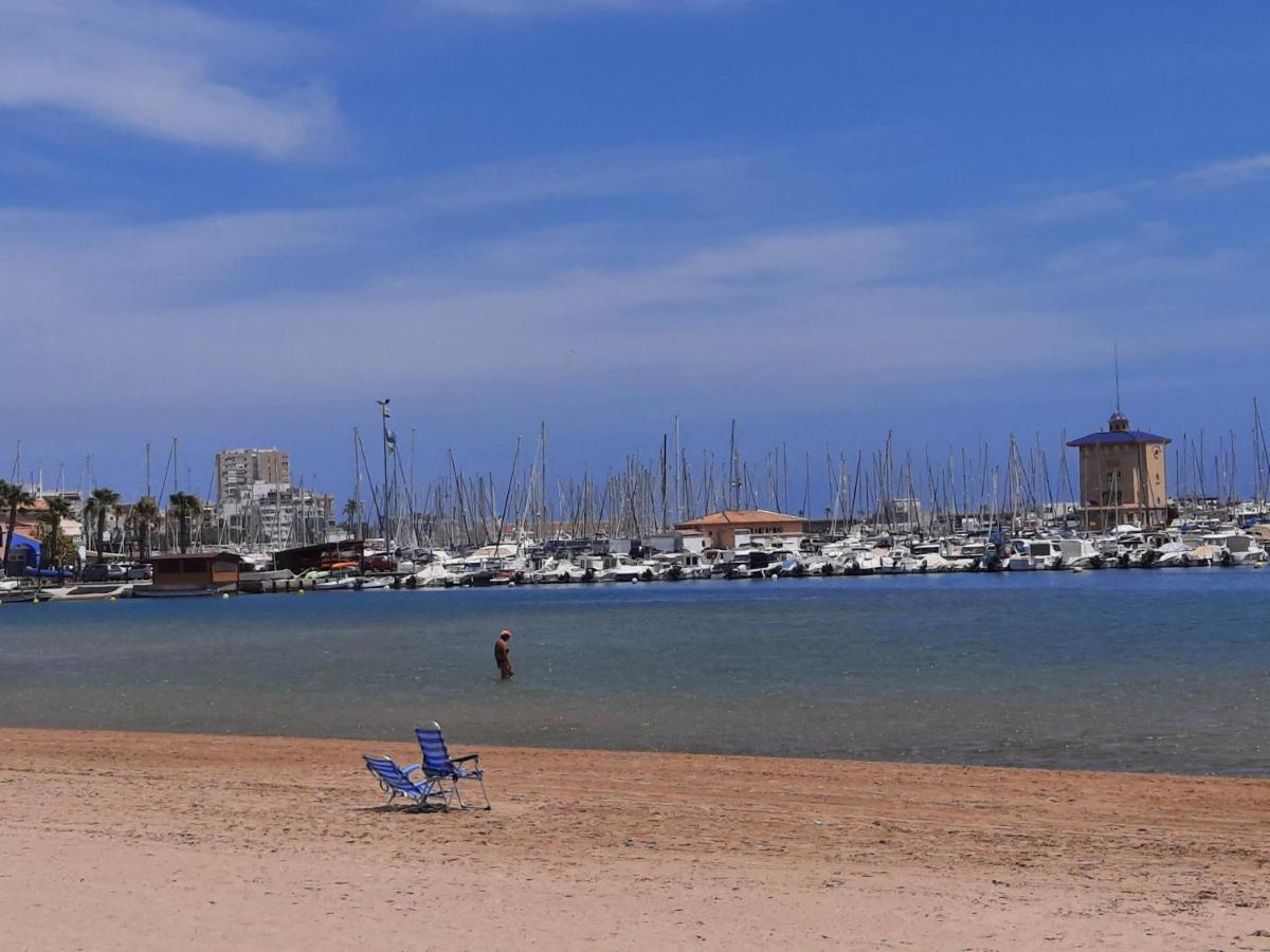 Moderno Apartamento Familiar Junto Al Mar - Conejito Lägenhet Torrevieja Exteriör bild